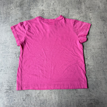 Roxy Pink Y2K Baby Tee Size 4/ XXS Womens Graphic Top          -G54