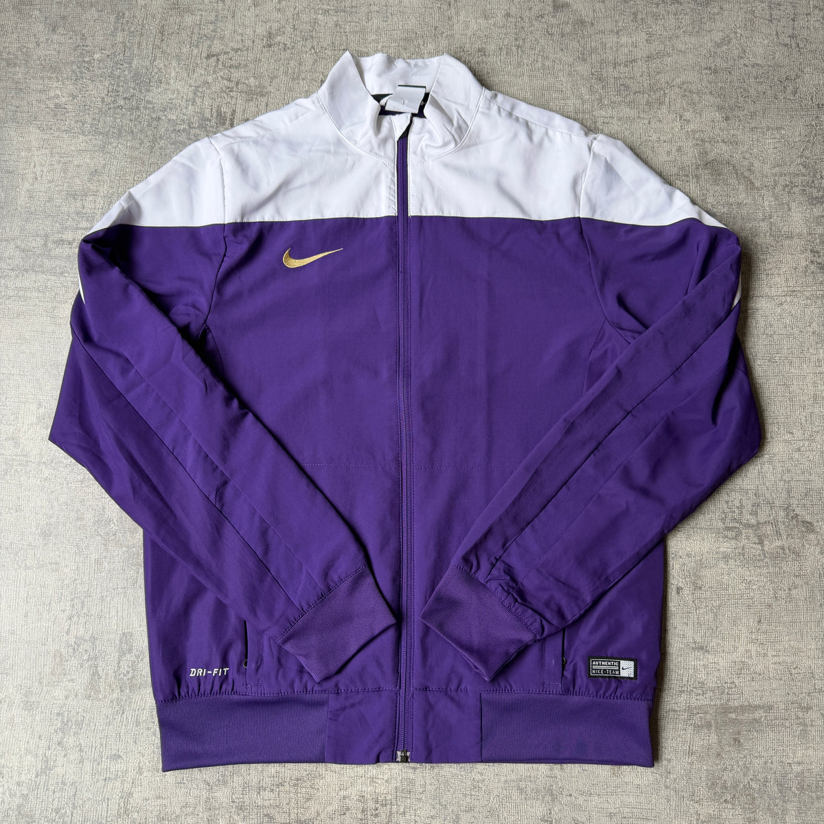 Nike Y2K Track Jacket Size S Purple White Gold Full Zip          -G24