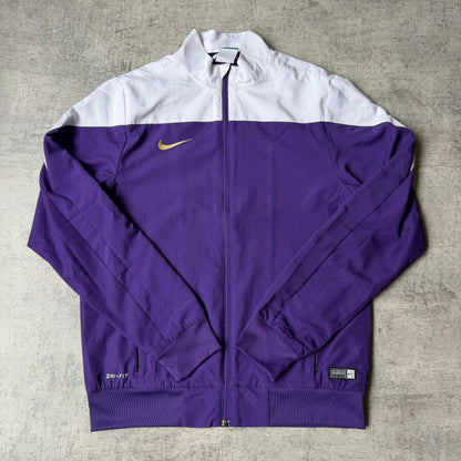 Nike Y2K Track Jacket Size S Purple White Gold Full Zip          -G24