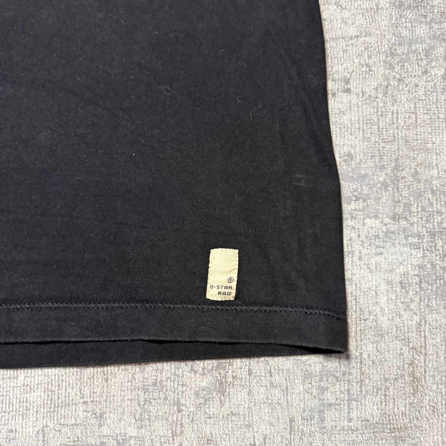 G-Star Raw Mens Black Y2K Graphic T-Shirt Size Fits S-M oversized                -F44