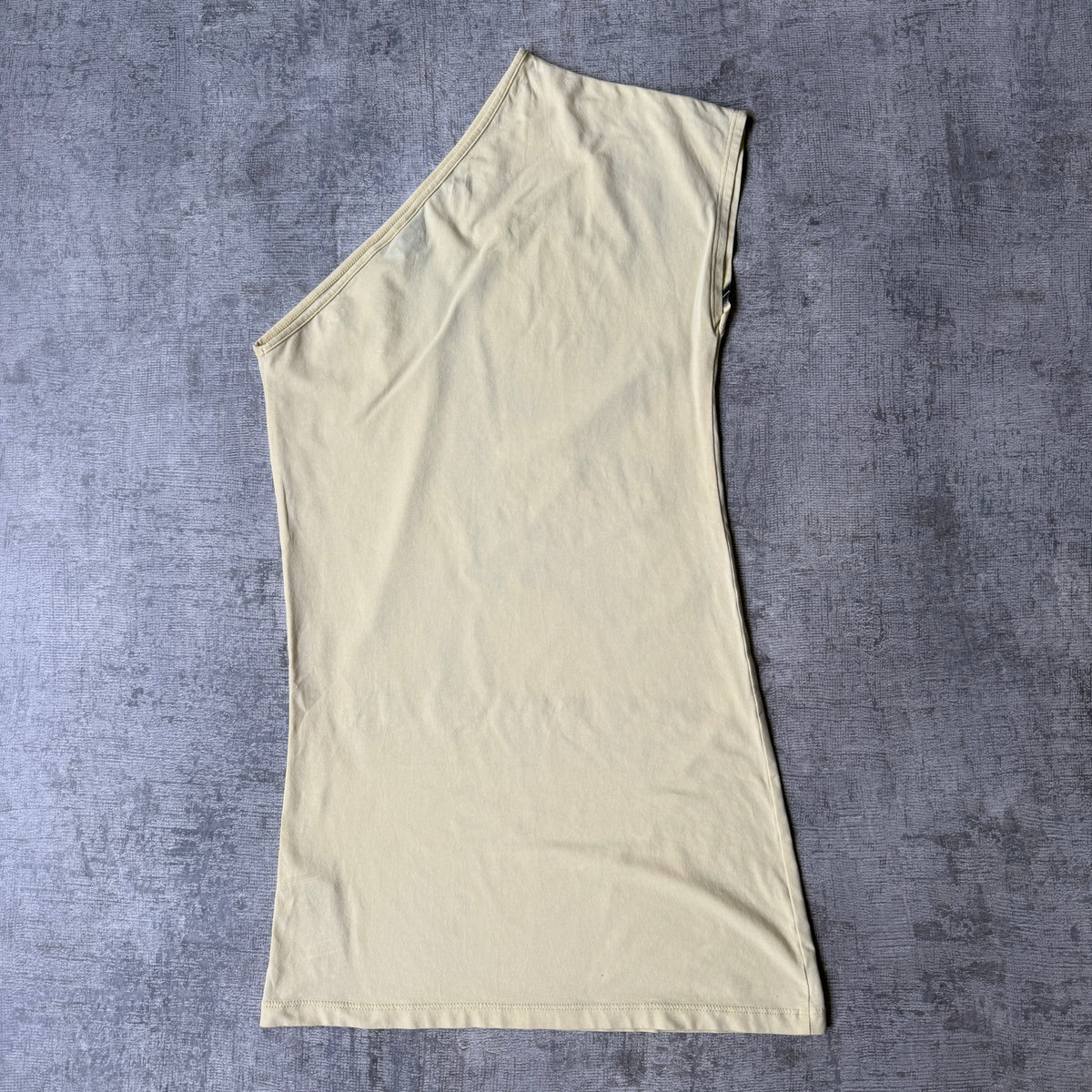 GUESS One Shoulder Yellow Y2K Mini Dress Size XS Womens       -G66