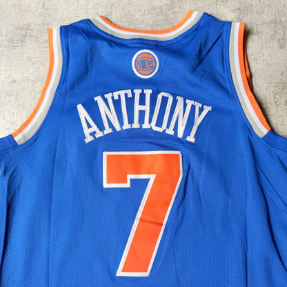 Adidas New York Knicks NBA Jersey Size XS Carmelo Anthony #7              -F21