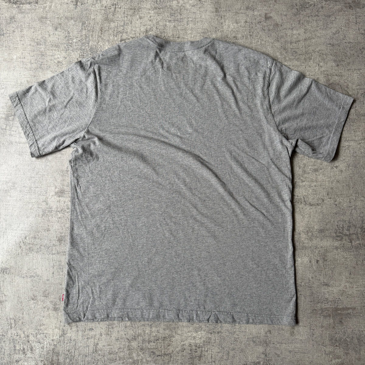 Levi’s Grey Graphic T-Shirt Size M Mens Blue Arch Logo Top                       -E42