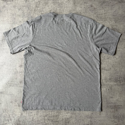 Levi’s Grey Graphic T-Shirt Size M Mens Blue Arch Logo Top                       -E42
