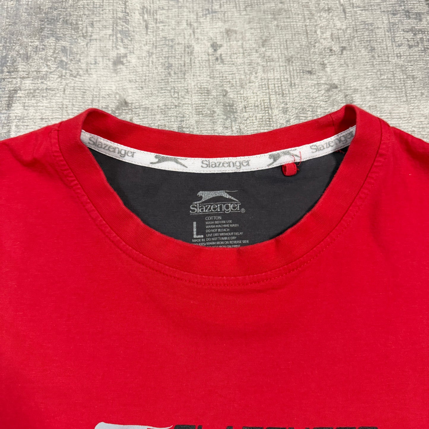 Slazenger Red Y2K Graphic Tee Size L Mens                -I61