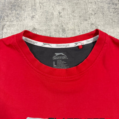 Slazenger Red Y2K Graphic Tee Size L Mens                -I61