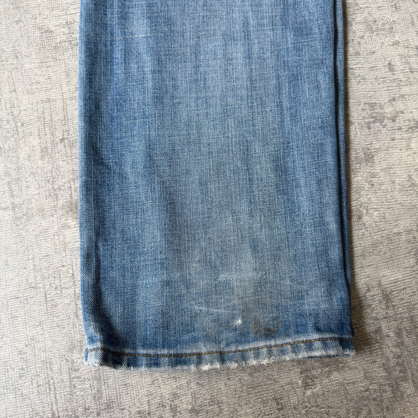 Replay Y2K Blue Jeans Size 37 Light Blue Washed Denim                 -E2