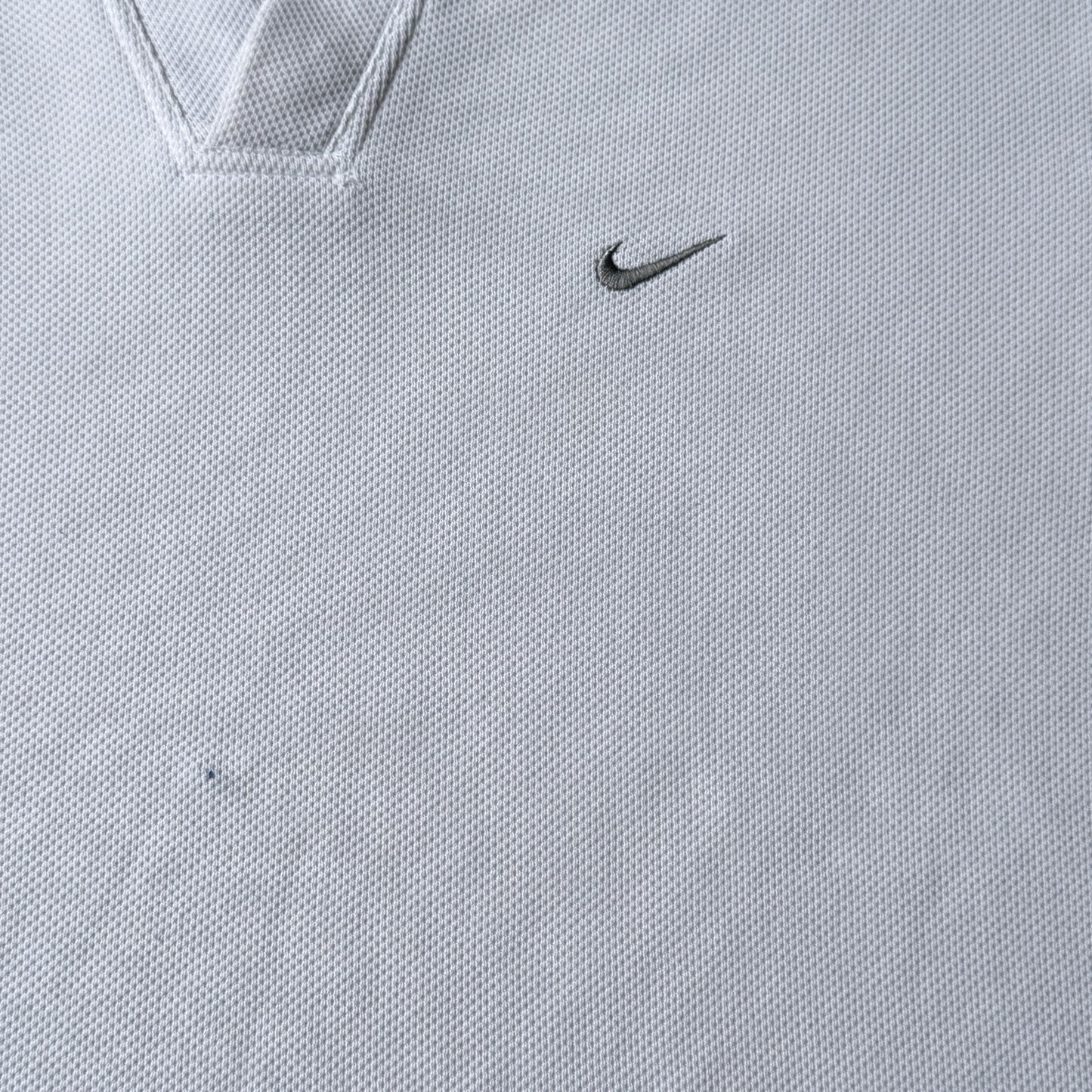 Nike Y2K Polo Shirt Size XXL Mens White Short Sleeve           -A65
