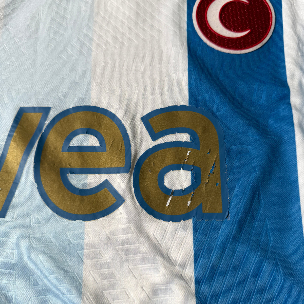 Fenerbahce Turkish League 2011-12 Away Soccer Jersey Size M Mens                   -E21