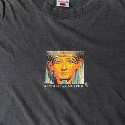 Vintage Australian Museum Pharaoh Long Sleeve T-Shirt Size XL 90's -B10