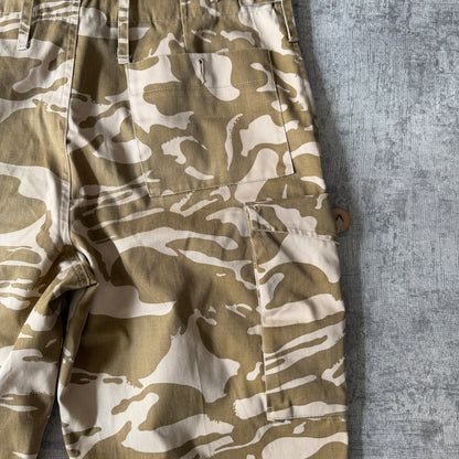 Vintage Military Cargo Pants Brown Camo Size 34 Mens G.G.S.           -B36