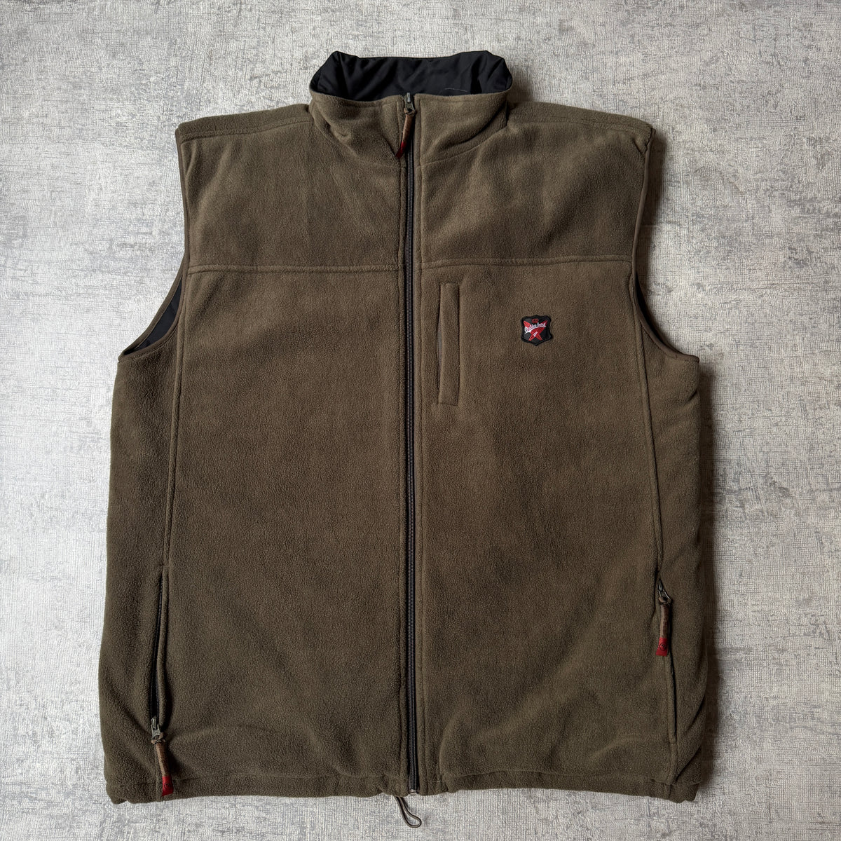 Golden Breed Vintage Brown Fleece Vest Size XXL Mens          -G33