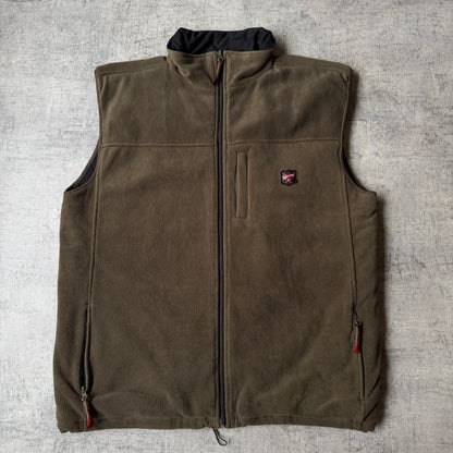 Golden Breed Vintage Brown Fleece Vest Size XXL Mens          -G33