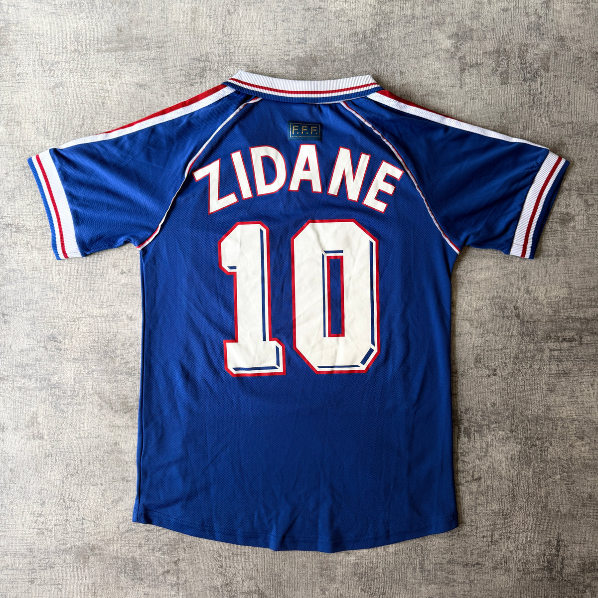 France 1998 Zidane Football Jersey Size S Mens Retro Remake              -B60