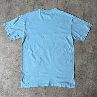 Hurley Y2K Graphic T Shirt Size L Mens Light Blue Surf Tee       -A21
