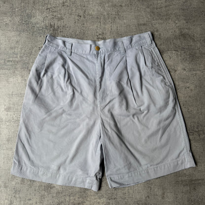 Nautica Y2K Baby Blue Pleated Dress Shorts Size 32 Mens       -G12