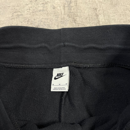 Nike Baggy Black Sweat Pants Size M Super Baggy Embroidered      -I22