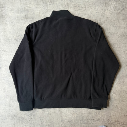 Wavezone Y2K Fleece Jacket Size XXL Mens Black Green Arch Logo           -H31