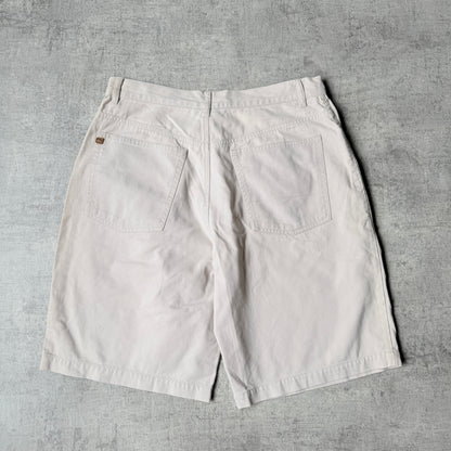 Quiksilver Y2K Sample Baggy Cargo Shorts Size 32 Beige        -G10