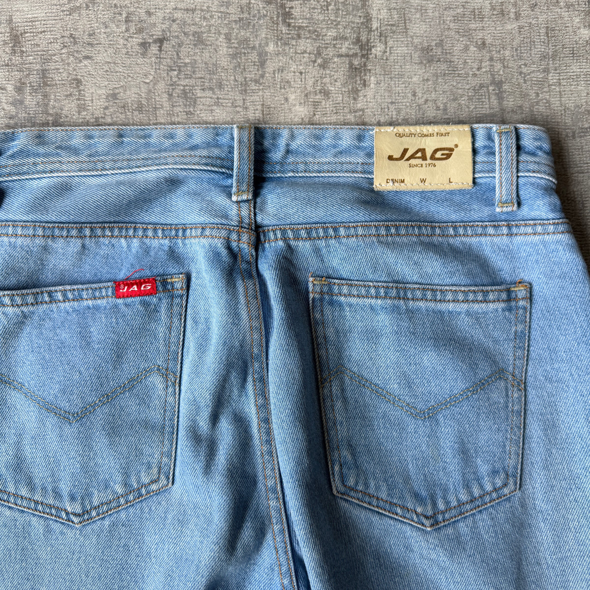 JAG Vintage Blue Jeans Size 28/ 8 Womens Straight Leg Denim                 -E3