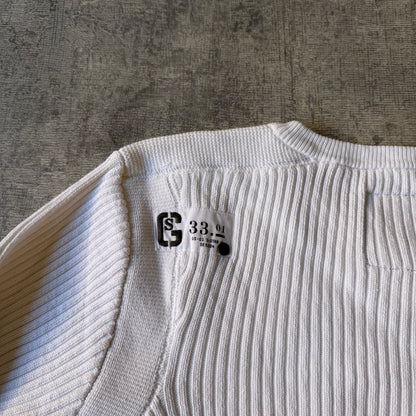 G-Star Raw Knitted Sweater Size XL Mens White Jumper              -B68
