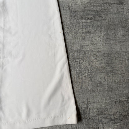 Womens Vintage White Flare Dress Pants Size 32 Low Rise              -F6