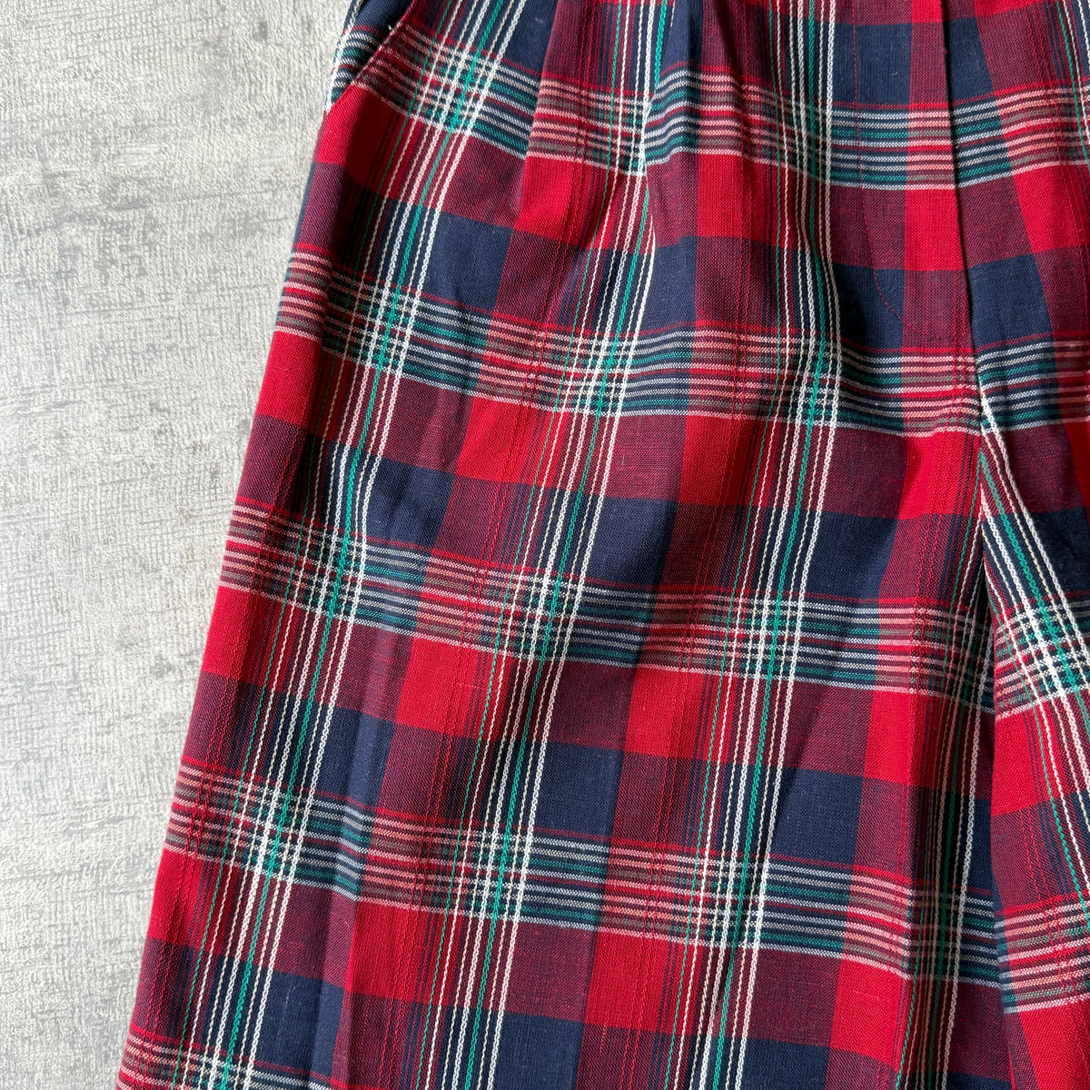 Plaid Y2K Baggy Womens Pleated Dress Shorts Size 10 High Waist               -D10