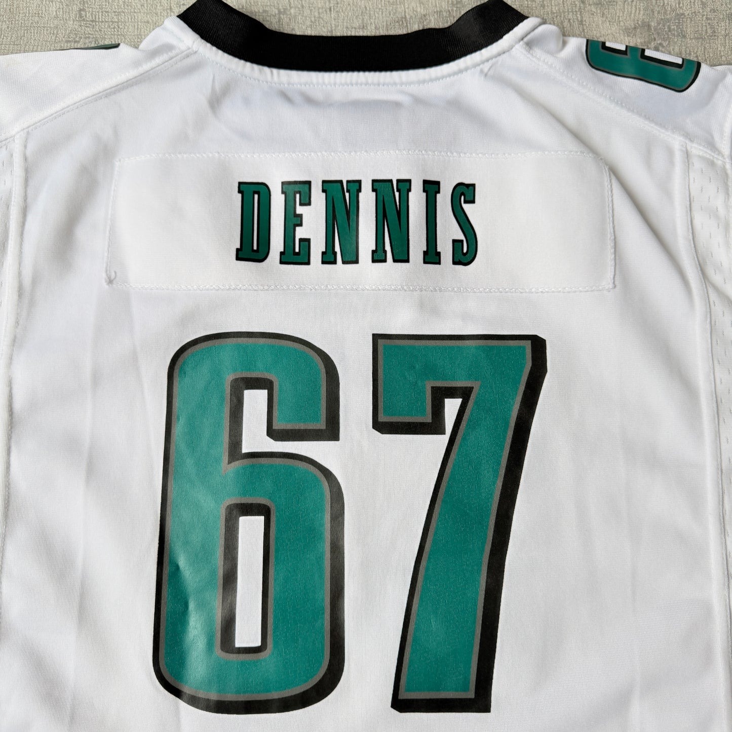Nike Philadelphia Eagles NFL Jersey Size XL Mens #67 White Kit             -F22