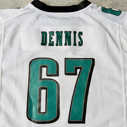 Nike Philadelphia Eagles NFL Jersey Size XL Mens #67 White Kit             -F22