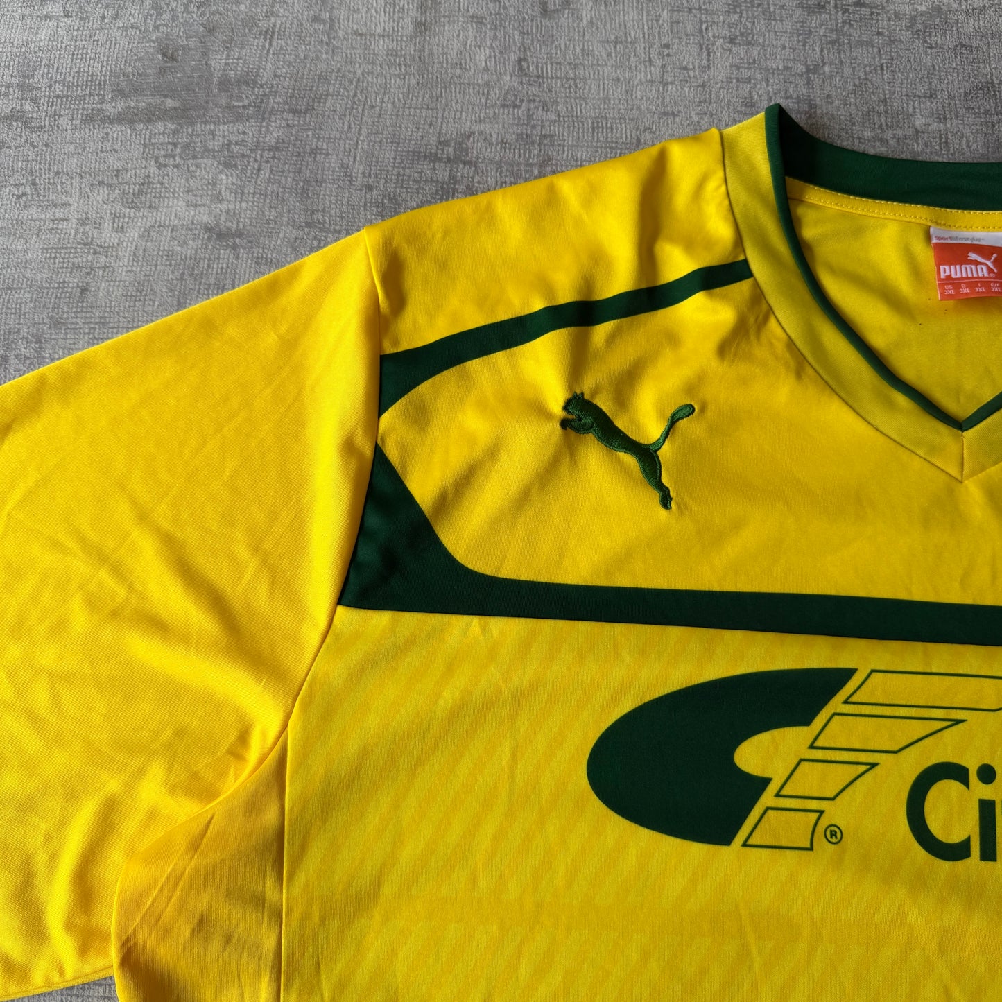 Coventry City 2012-13 Away Puma Soccer Jersey Size 3XL Mens Yellow Premier League         -C21