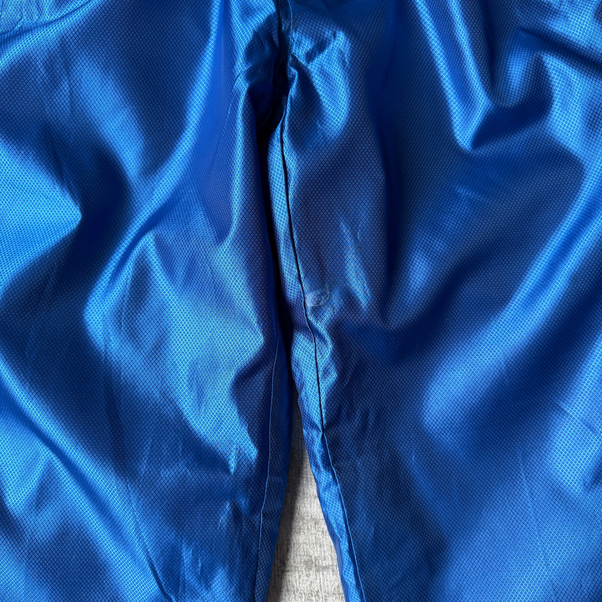 EMINEM Y2K Baggy Track Pants Size S Blue Black Elastic Waist              -C3
