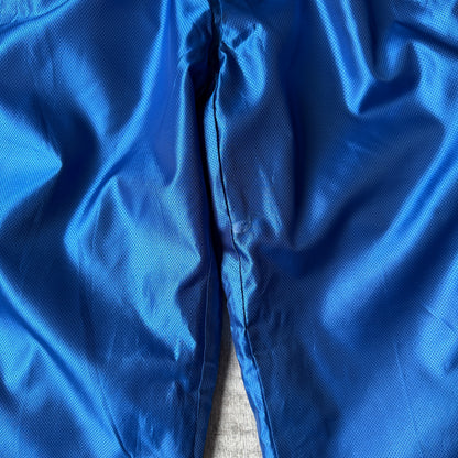 EMINEM Y2K Baggy Track Pants Size S Blue Black Elastic Waist              -C3