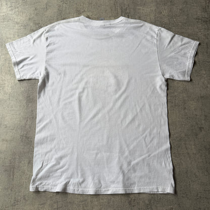 Tribal Surf Y2K Graphic T-Shirt Size L Mens White Tee                        -B15