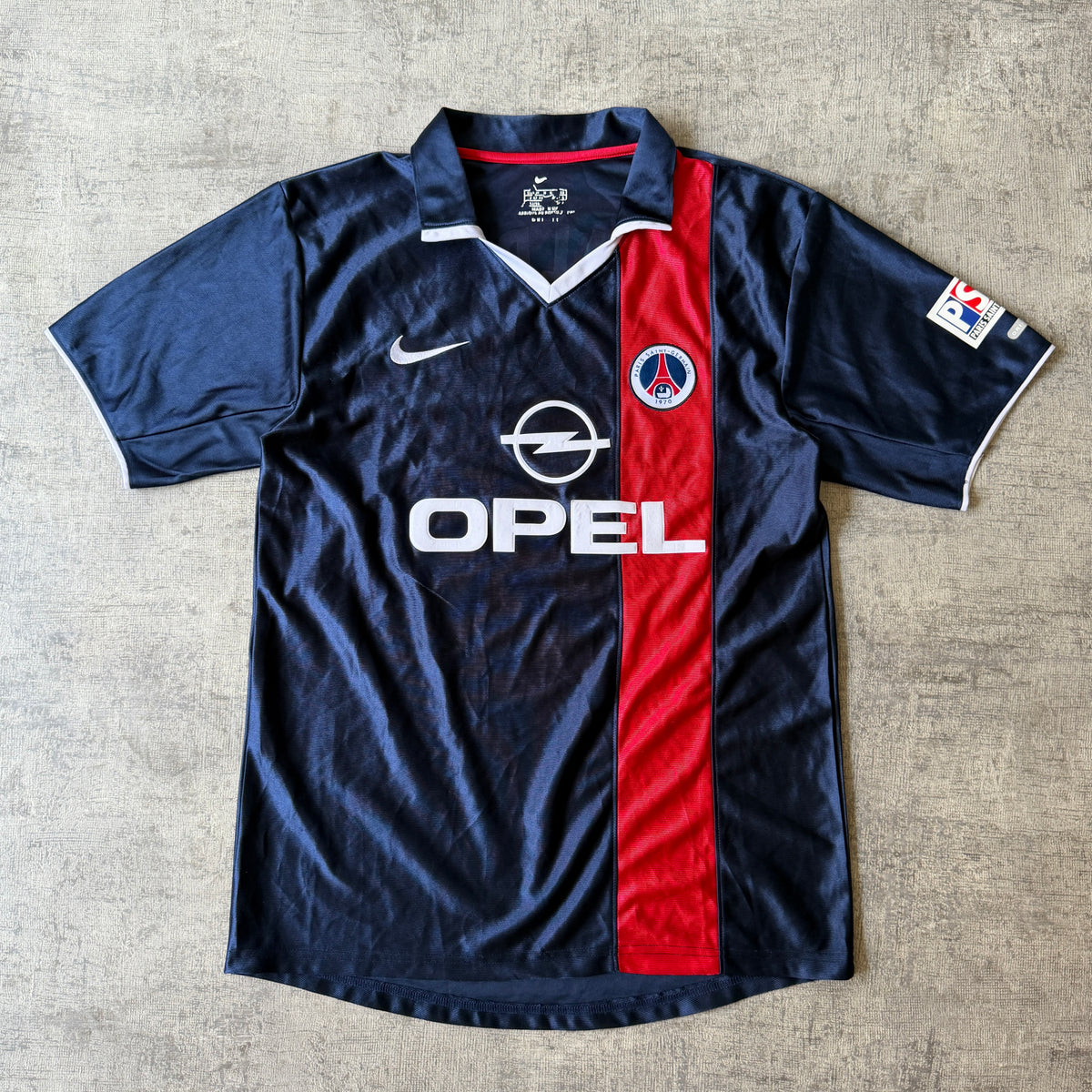 PSG Nike 2001-02 Football Jersey Remake Size XL Ronaldinho               -D3