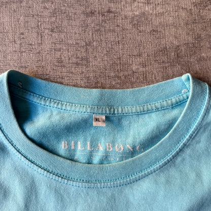 Billabong Y2K Graphic T-Shirt Size XL Mens Light Blue Tee               -D59