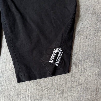 Colorado Womens Y2K Chino Shorts Size 12 Black Low Mid Rise         -H19