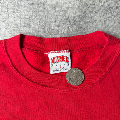 Vintage Nutmeg San Francisco 49’s Sweater Size L Mens Red Pullover           -H29