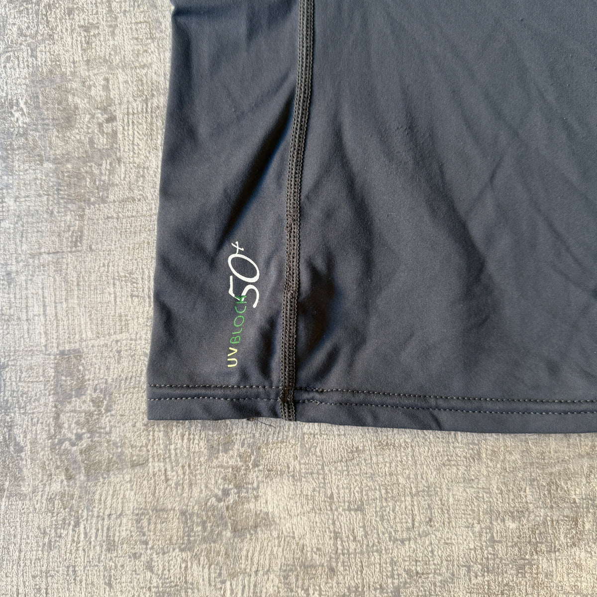 Vintage O'Neill Grey Green Womens Baby Tee Size XL Rash Vest            -D35