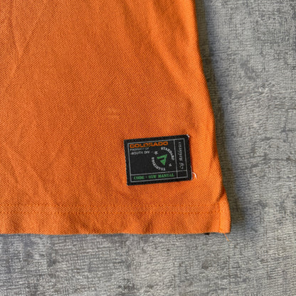 Colorado Mens Y2K Orange Two Tone T-Shirt Size XXL Boxy Fit                   -D64