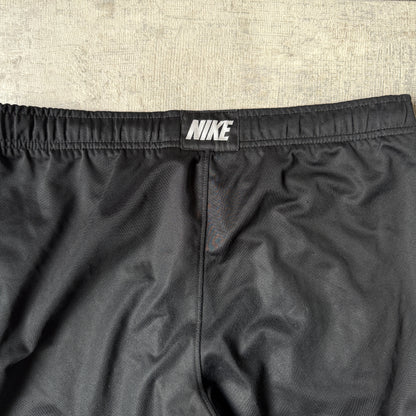Nike Y2K Baggy Track Pants Size M Black/ Grey Pants Embroidered Logo                  -B38