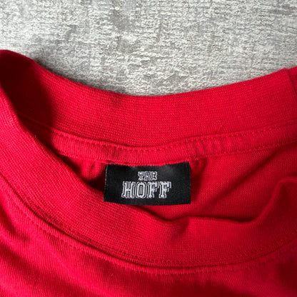 Don't Hassle The Hoff Y2K Graphic T Shirt Size L Mens 2007 Red Short Sleeve       -A20