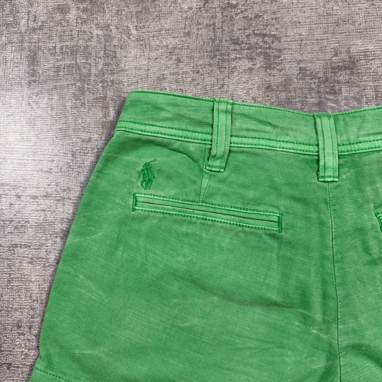 Ralph Lauren Womens Y2K Green Booty Shorts Size 0        -I19