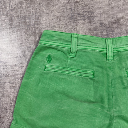 Ralph Lauren Womens Y2K Green Booty Shorts Size 0        -I19