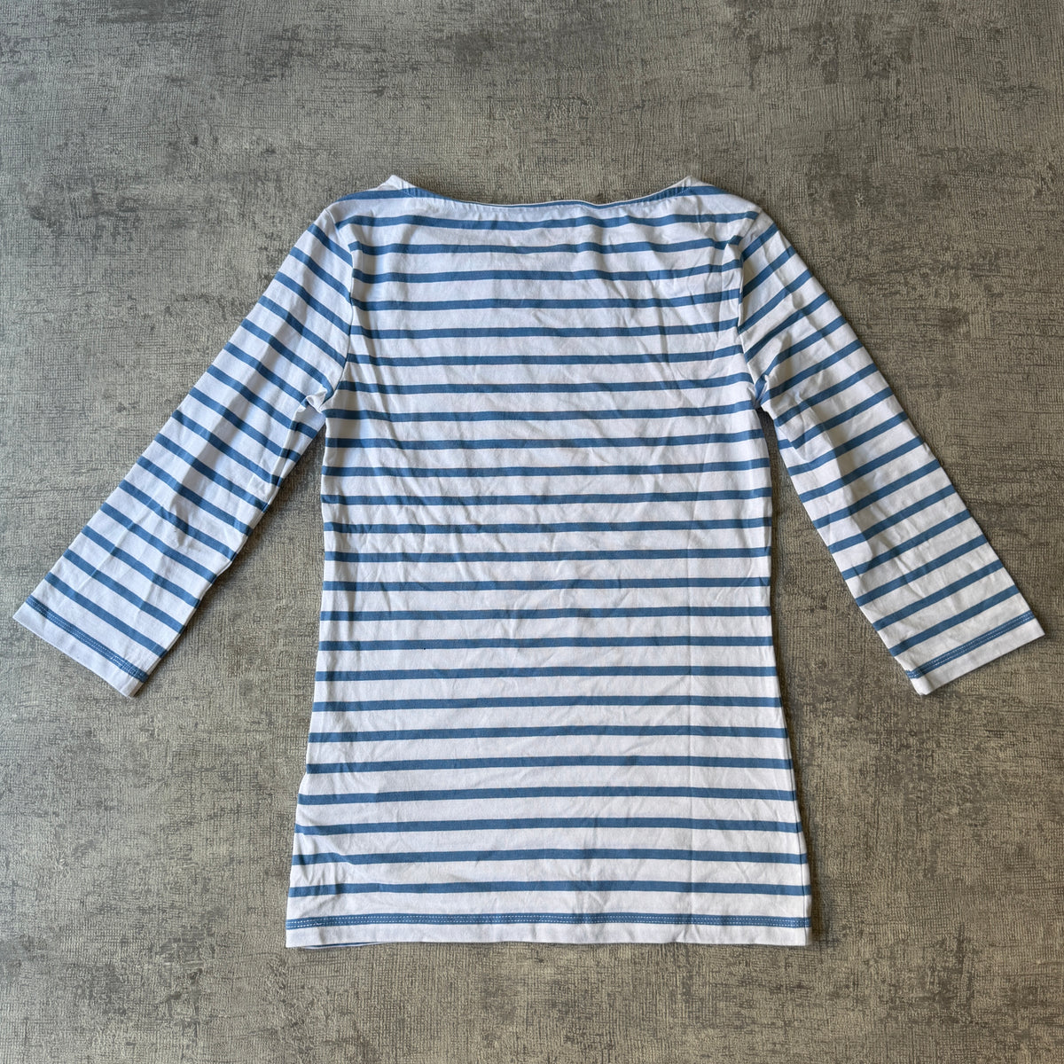 Tommy Hilfiger Womens Long Sleeve Shirt Size XS White/ Blue Striped Top NWT's        -A15