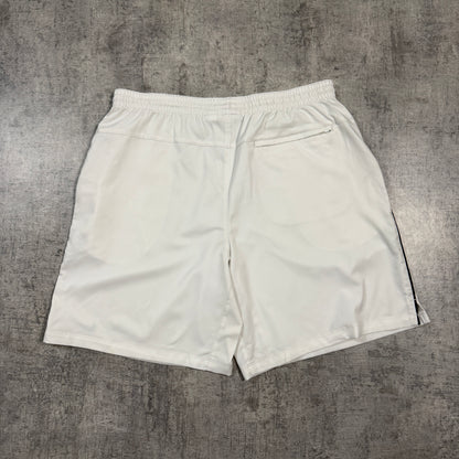 Nike Y2K Basketball Shorts Size L Mens White Black W’ Drawstring       -I20