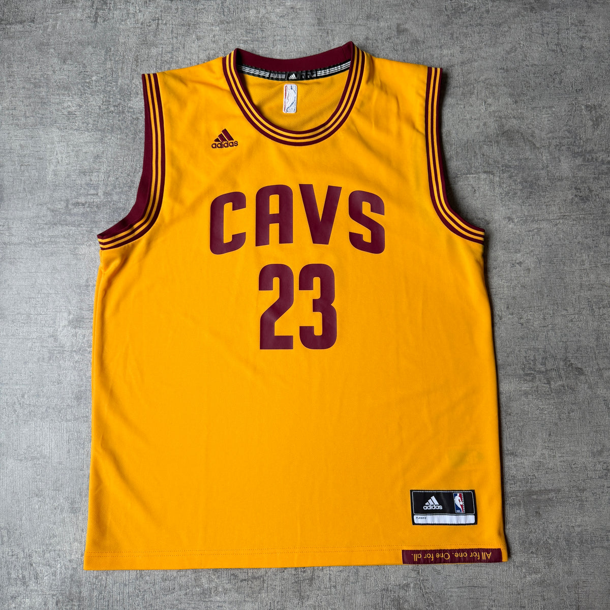 Cleveland Cavaliers Lebron James #23 Adidas NBA Jersey Size L Mens 2016     -G21