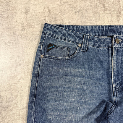 Carve Vintage Baggy Surf Jeans Size 34 Blue Denim        -I12