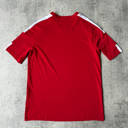 Adidas Y2K Womens Athletic Top Size 12y Fits S Womens Red White             -G69
