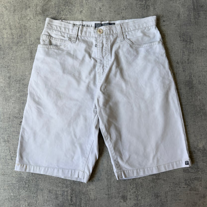 Golden Breed Mens Y2K White Surf Cargo Shorts Size 31              -E10