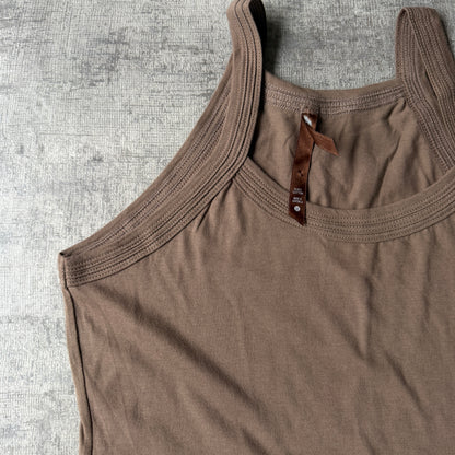 Just Jeans Womens Brown Y2K Tank Top Size M            -F64